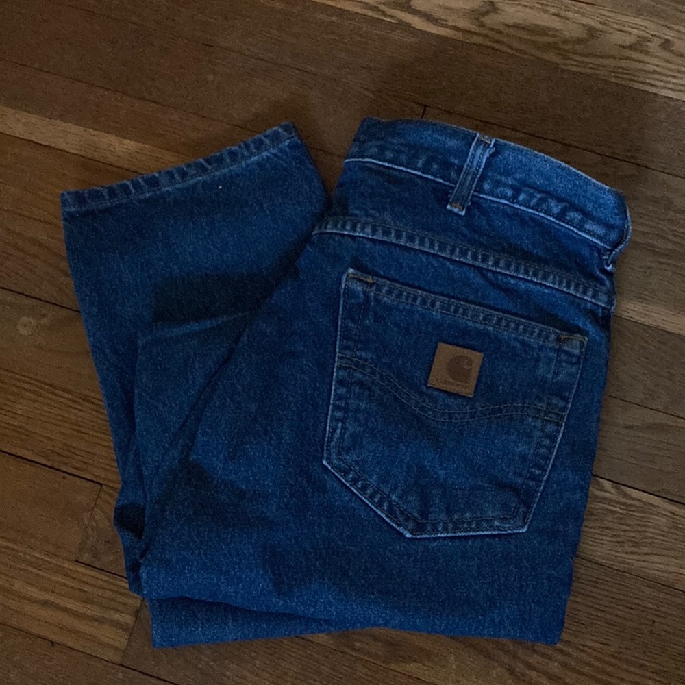 Mens NWT Carhartt Blue Jeans Size 34X30